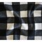 Buffalo Plaid Black White Anti-Pill Premium Fleece Fabric | By The Yard